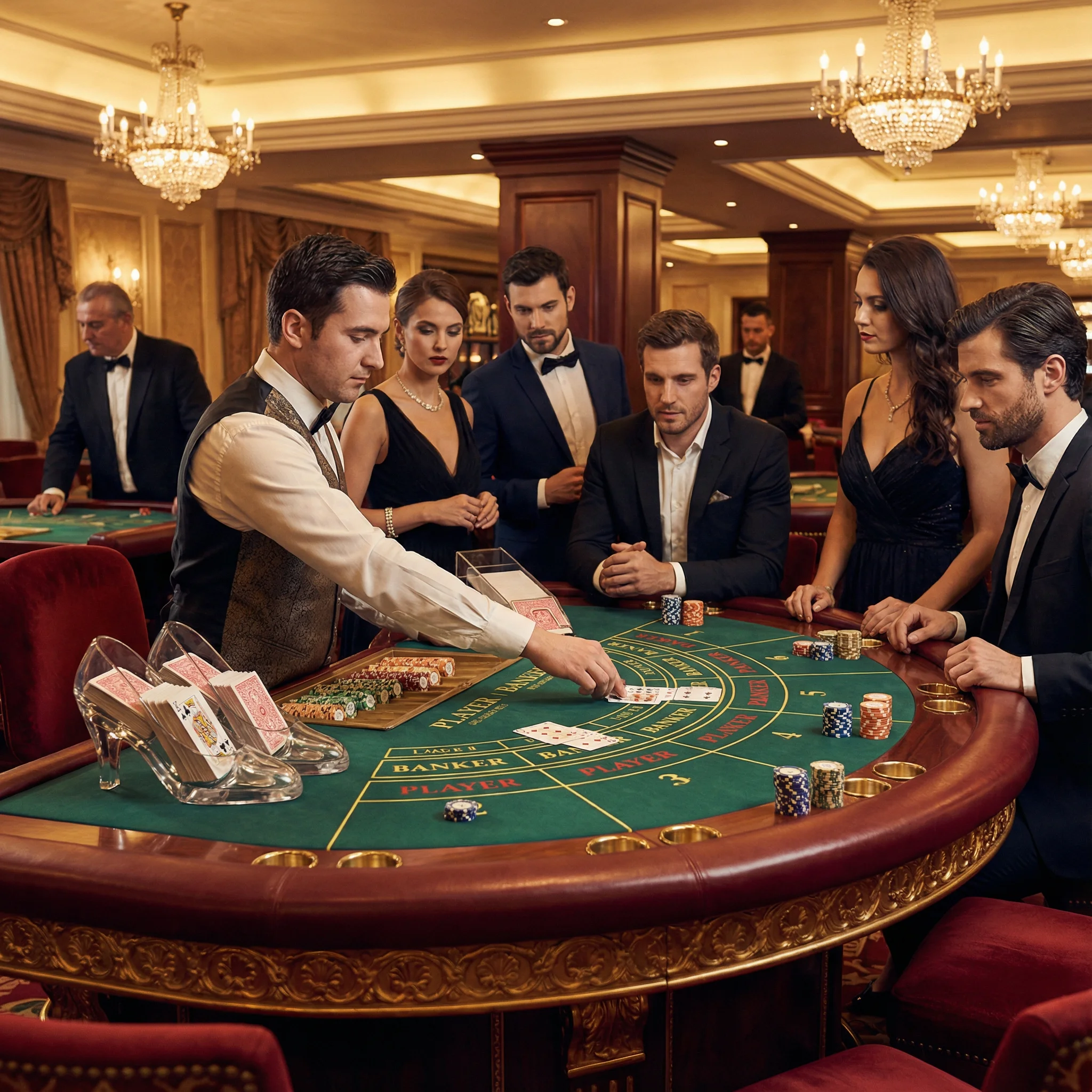 Bacará Online no 72bet - Jogo de cartas elegante